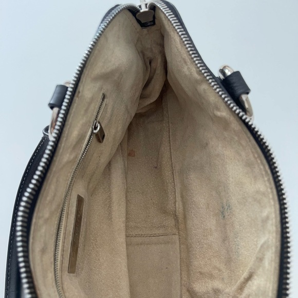 Marc Jacobs Daria Leather Shoulder Bag- Black & Silver - Picture 15 of 15